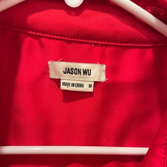 Jason Wu Satin Bustier and Buttons Down Blouse Top Set.Size M - Picture 9 of 16